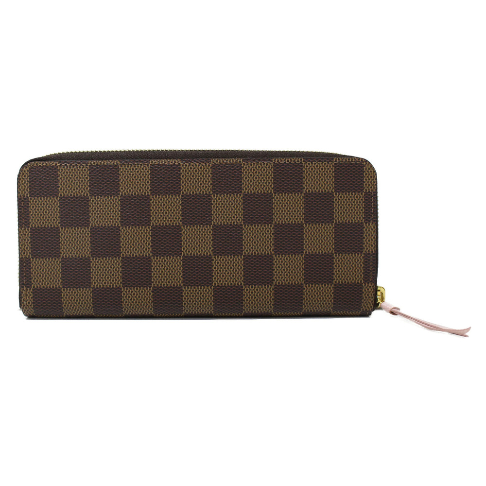Louis Vuitton Clemence UnWith Long Portefeuille Wallet  Rose Pink Damier